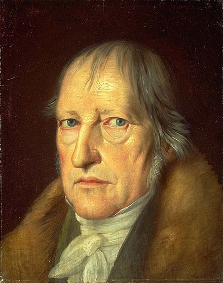 portrait of Georg Wilhelm Friedrich Hegel