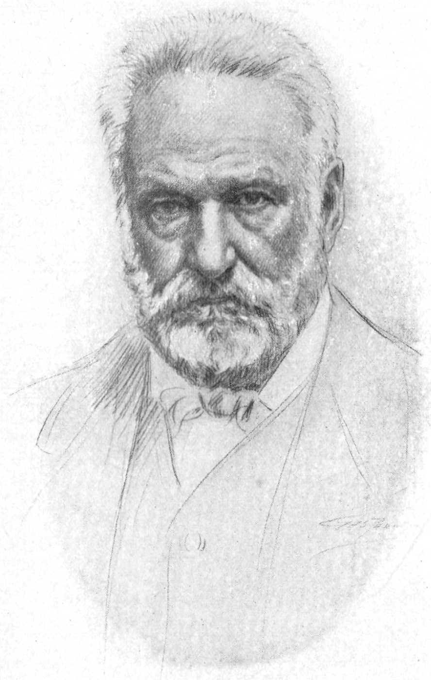 sketch of Victor Hugo